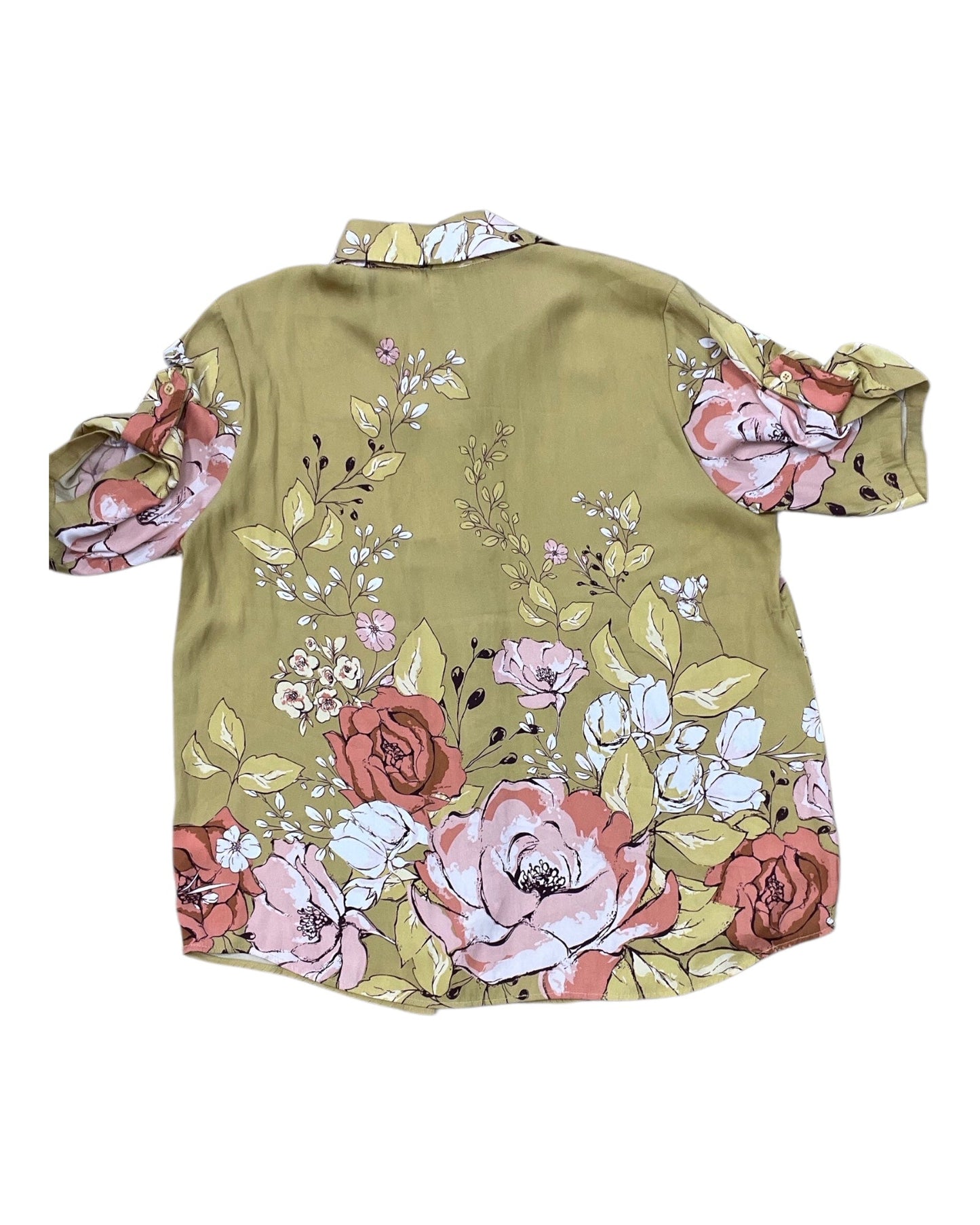 Blouse Ss By Rachel Zoe In Gold, Size:L