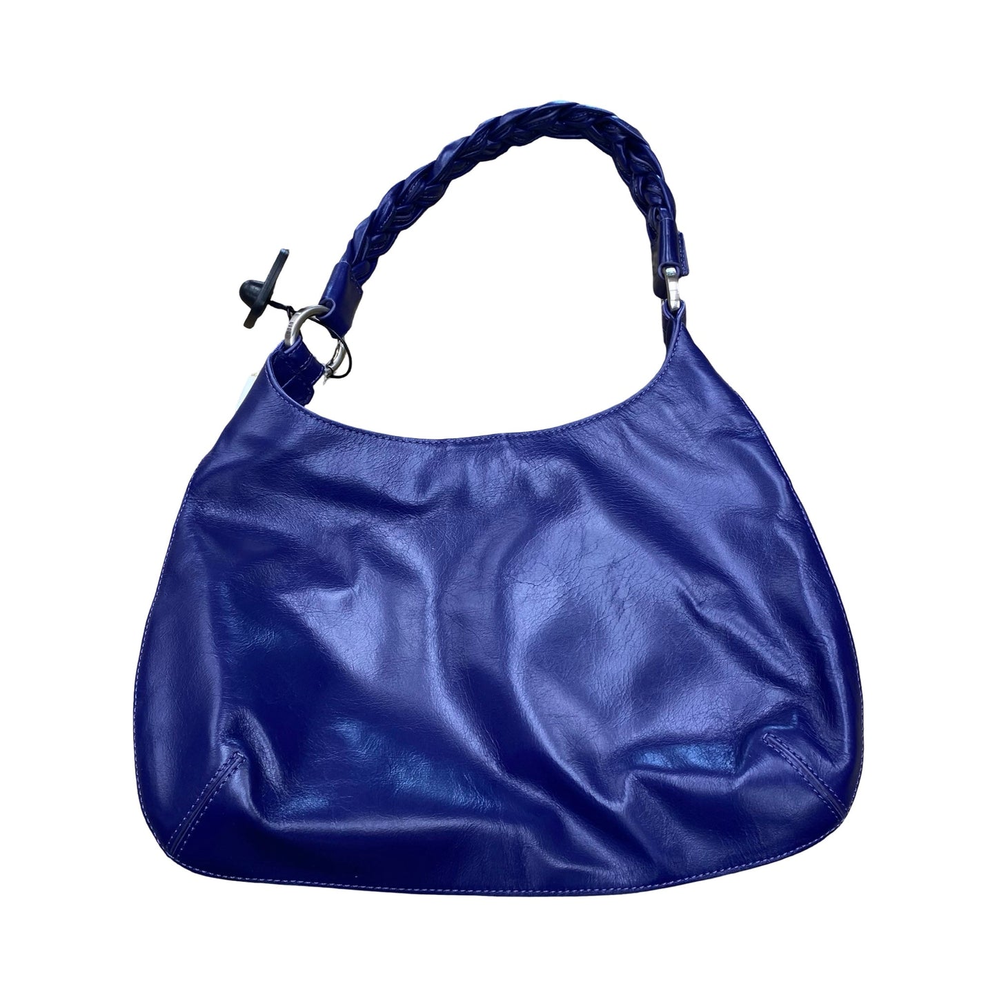 Handbag Leather By Hoka In Blue, Size:Medium