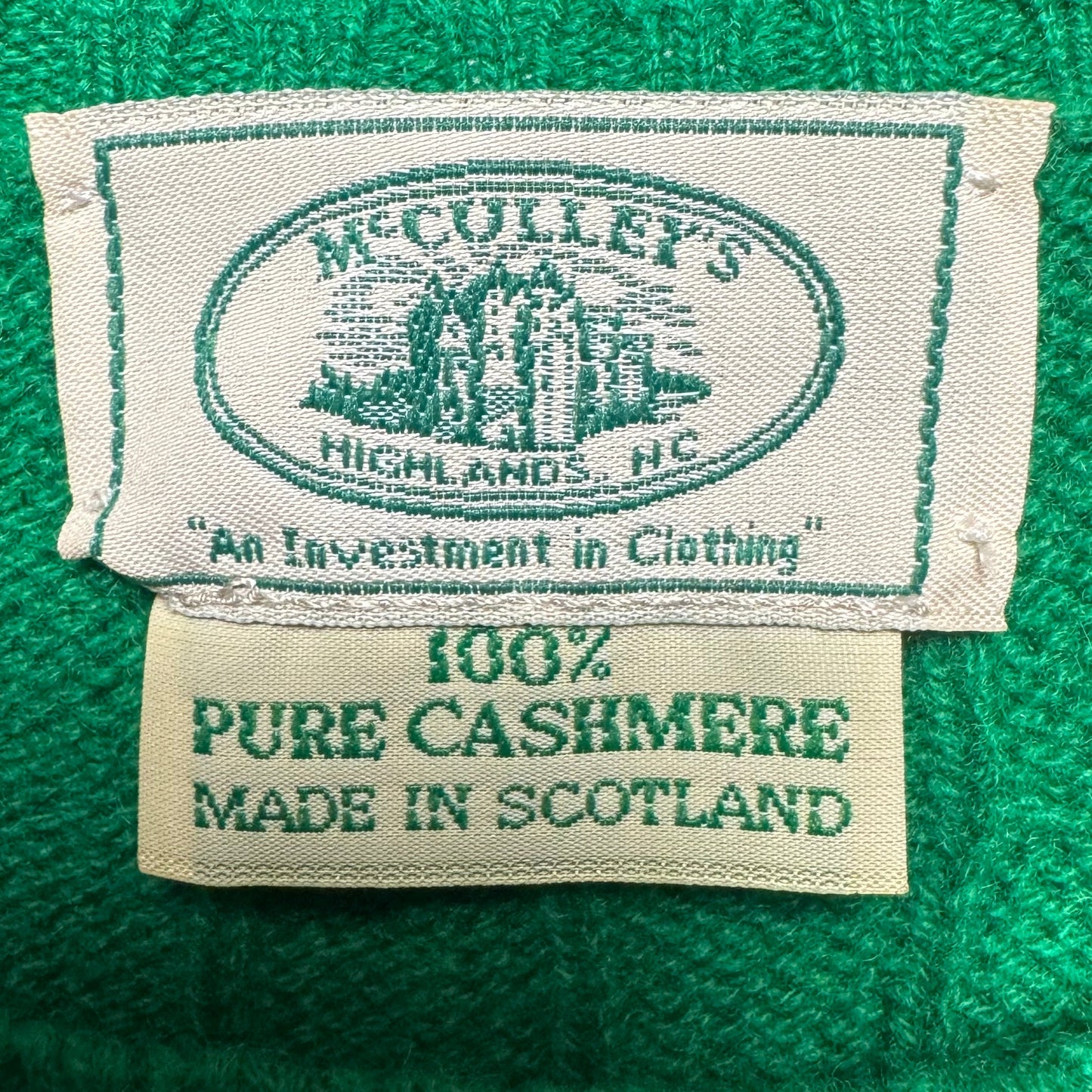 Sweater Cashmere By McCulley’s In Green, Size: S