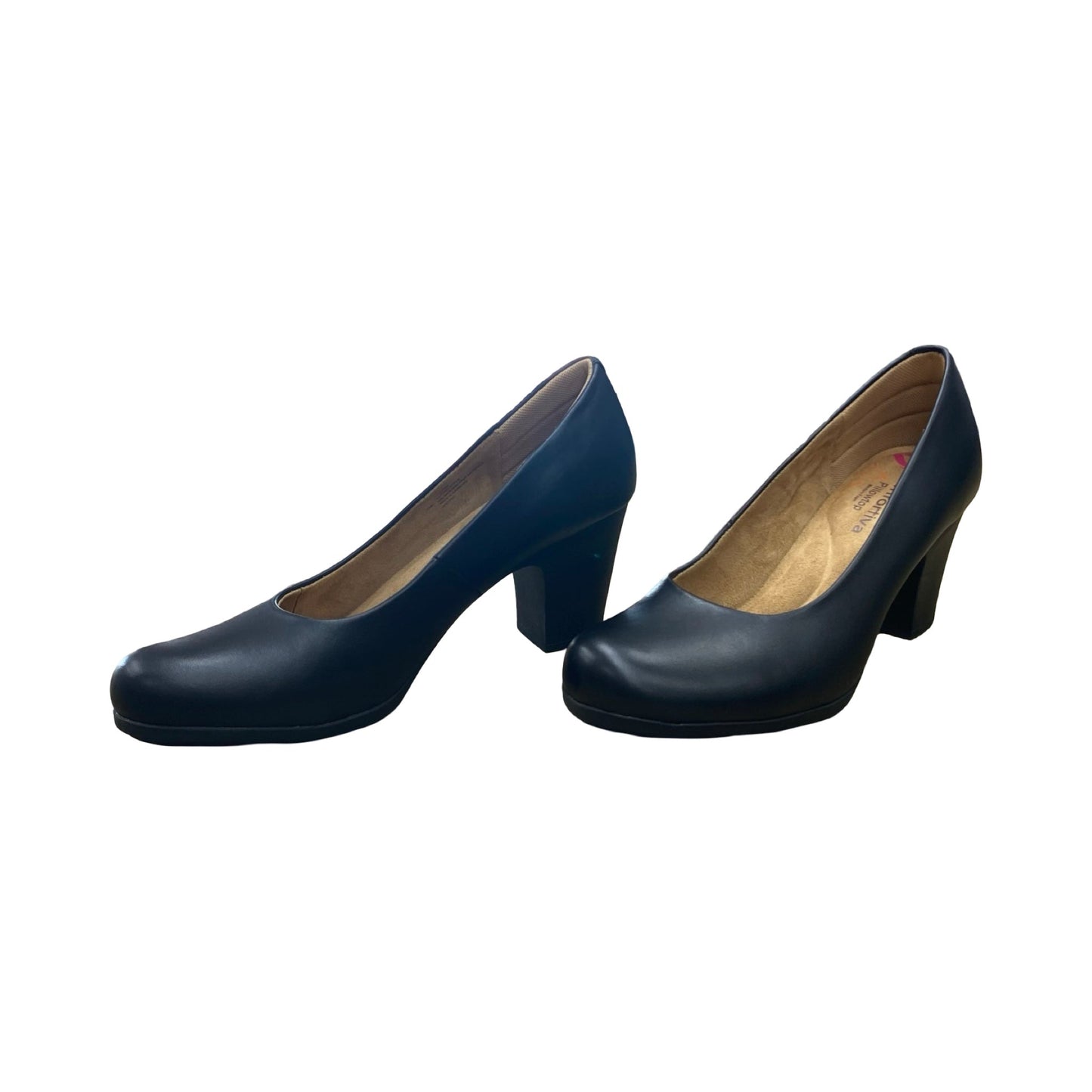 Shoes Heels Block By Comfortiva In Black, Size:11
