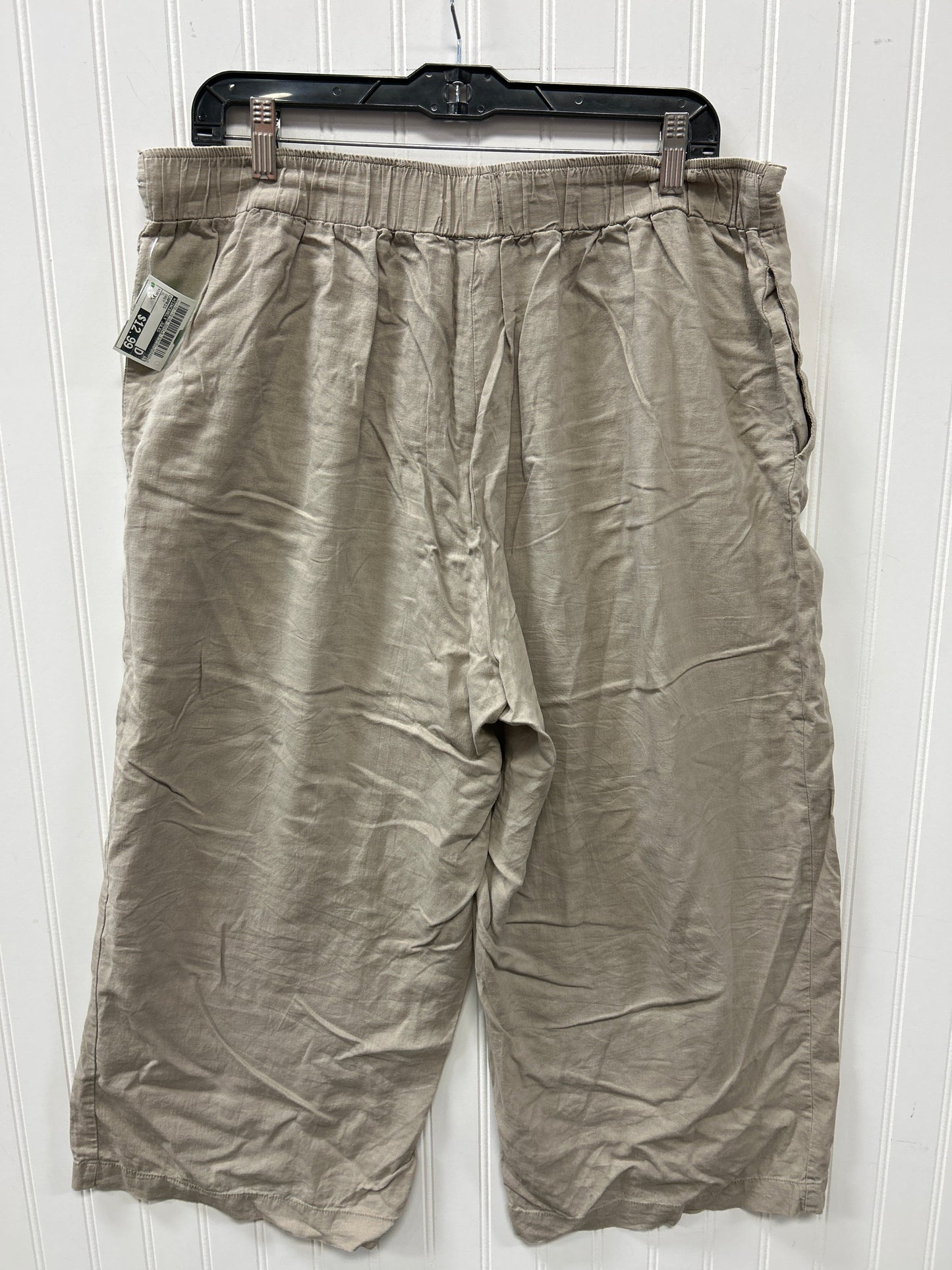 Capris By Sincerely Jules In Grey, Size:Xl
