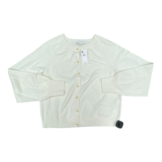 Sweater Cardigan By Banana Republic In White, Size:M