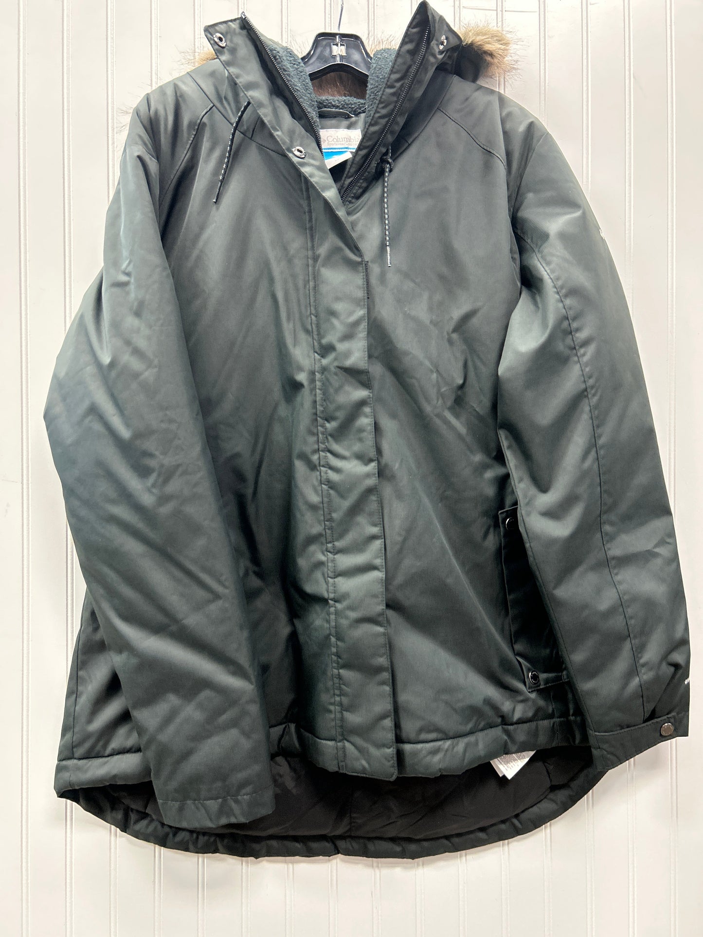 Coat Puffer & Quilted By Columbia In Grey, Size:1X