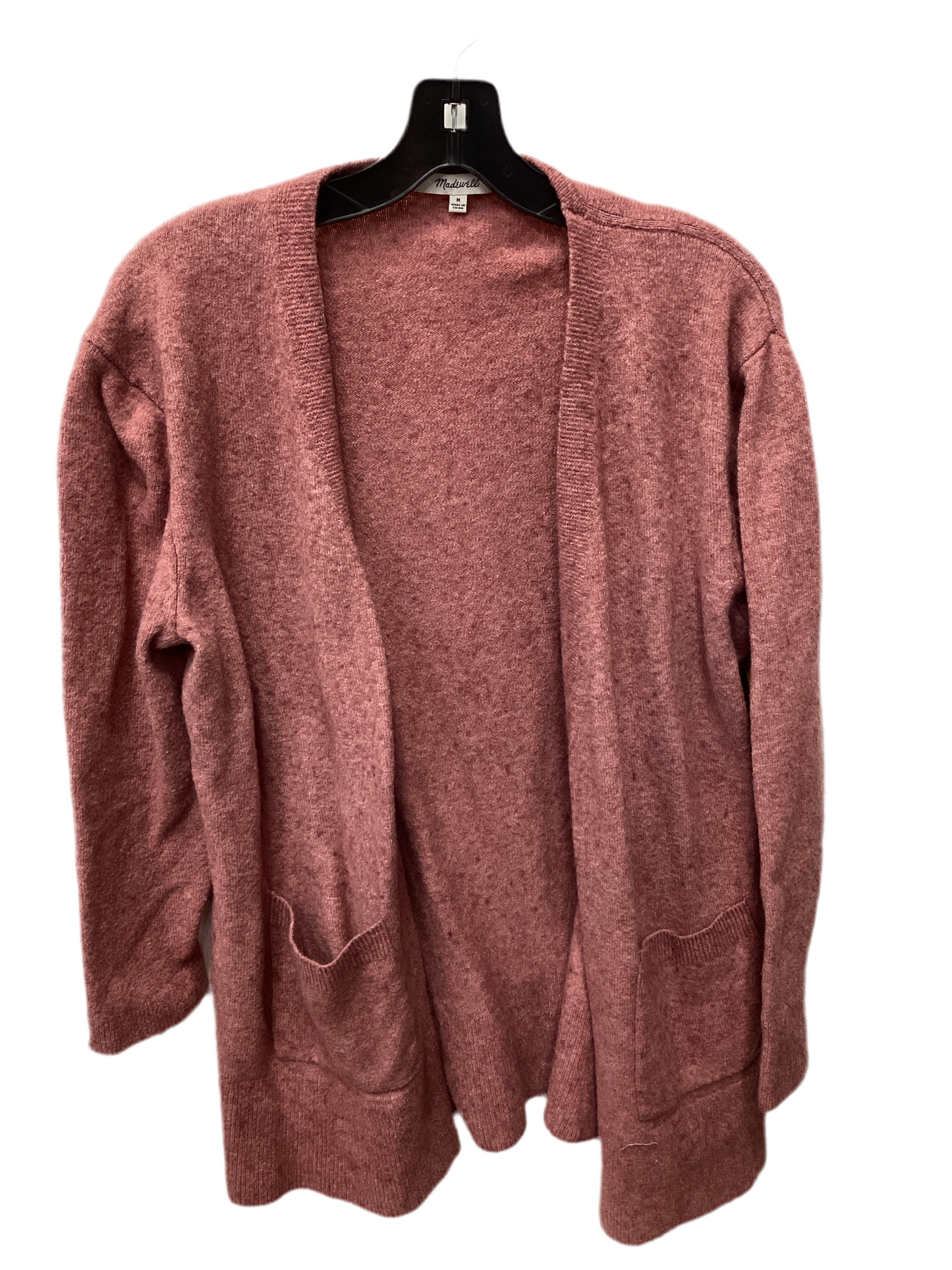 Sweater Cardigan By Madewell In Pink, Size:M