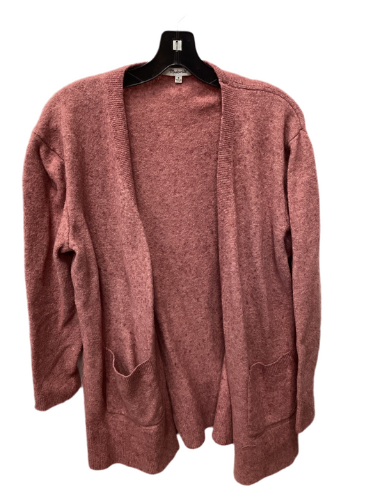 Sweater Cardigan By Madewell In Pink, Size:M