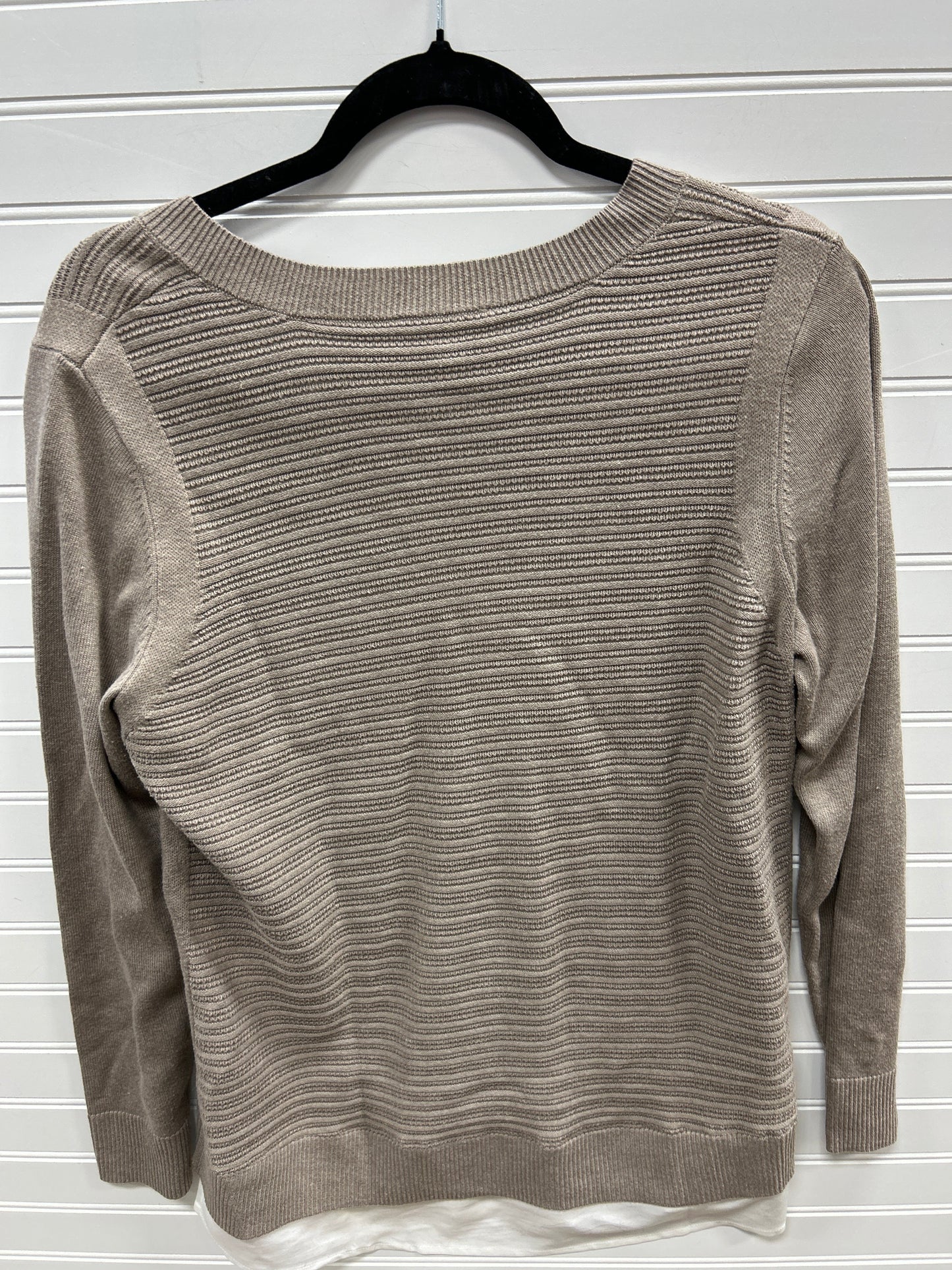 Top Ls By Hilary Radley In Tan, Size:L