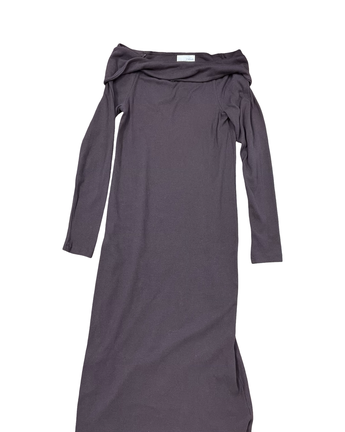 Dress Casual Midi By Universal Thread In Brown, Size:M
