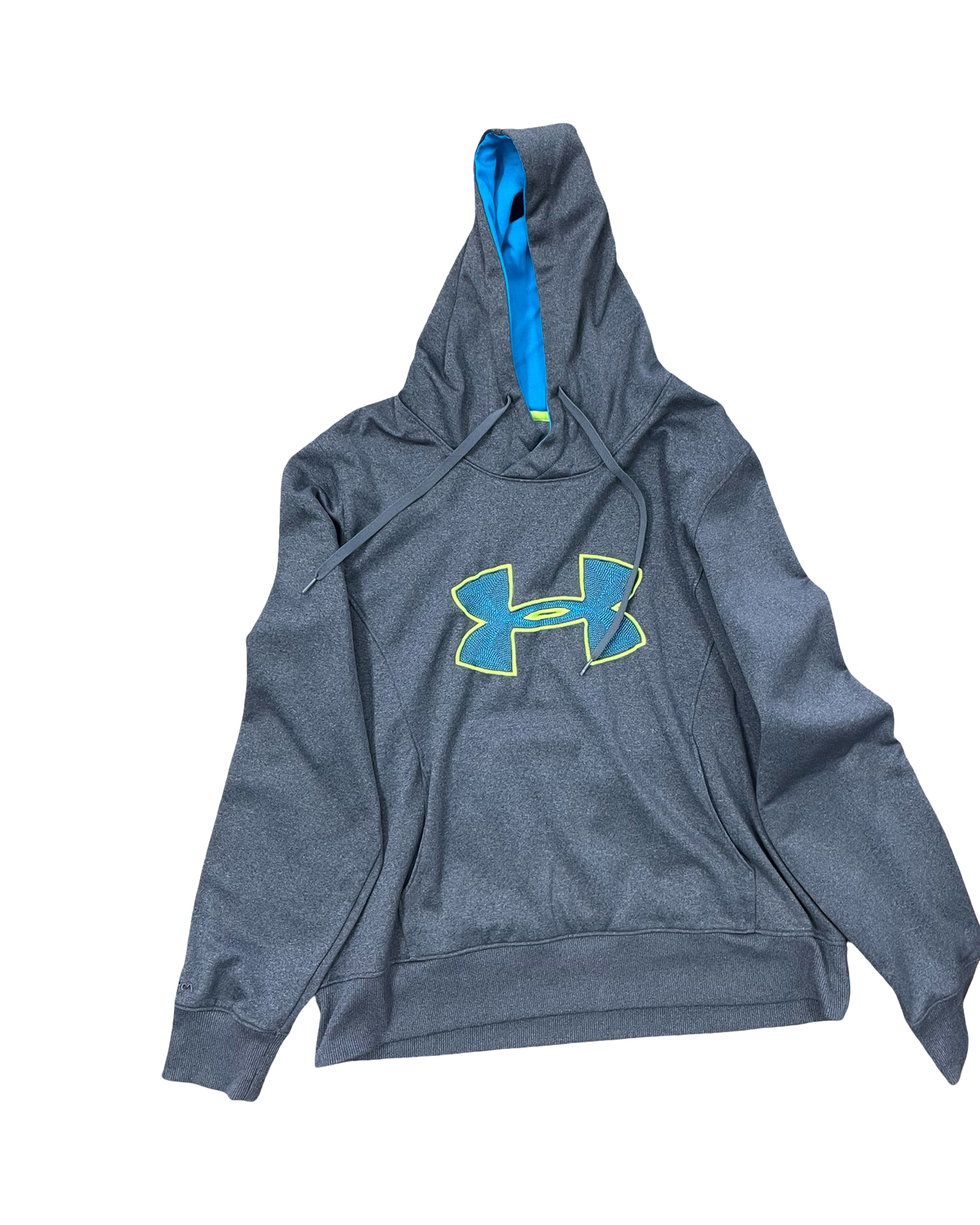 Sweatshirt Hoodie By Under Armour In Grey, Size:Xl