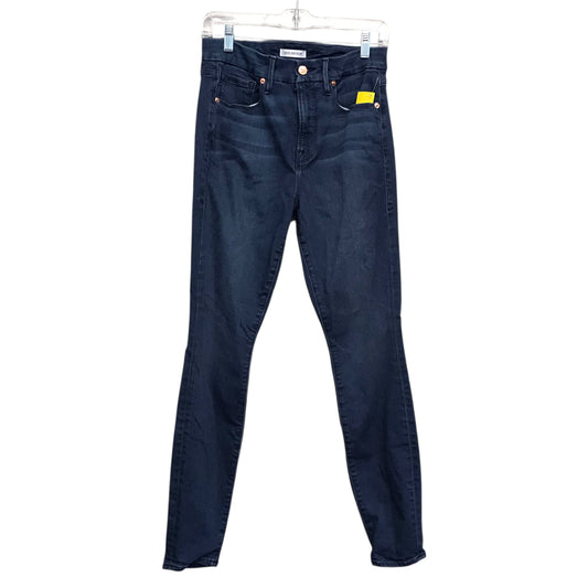 Jeans Skinny By Good American In Blue Denim, Size:10