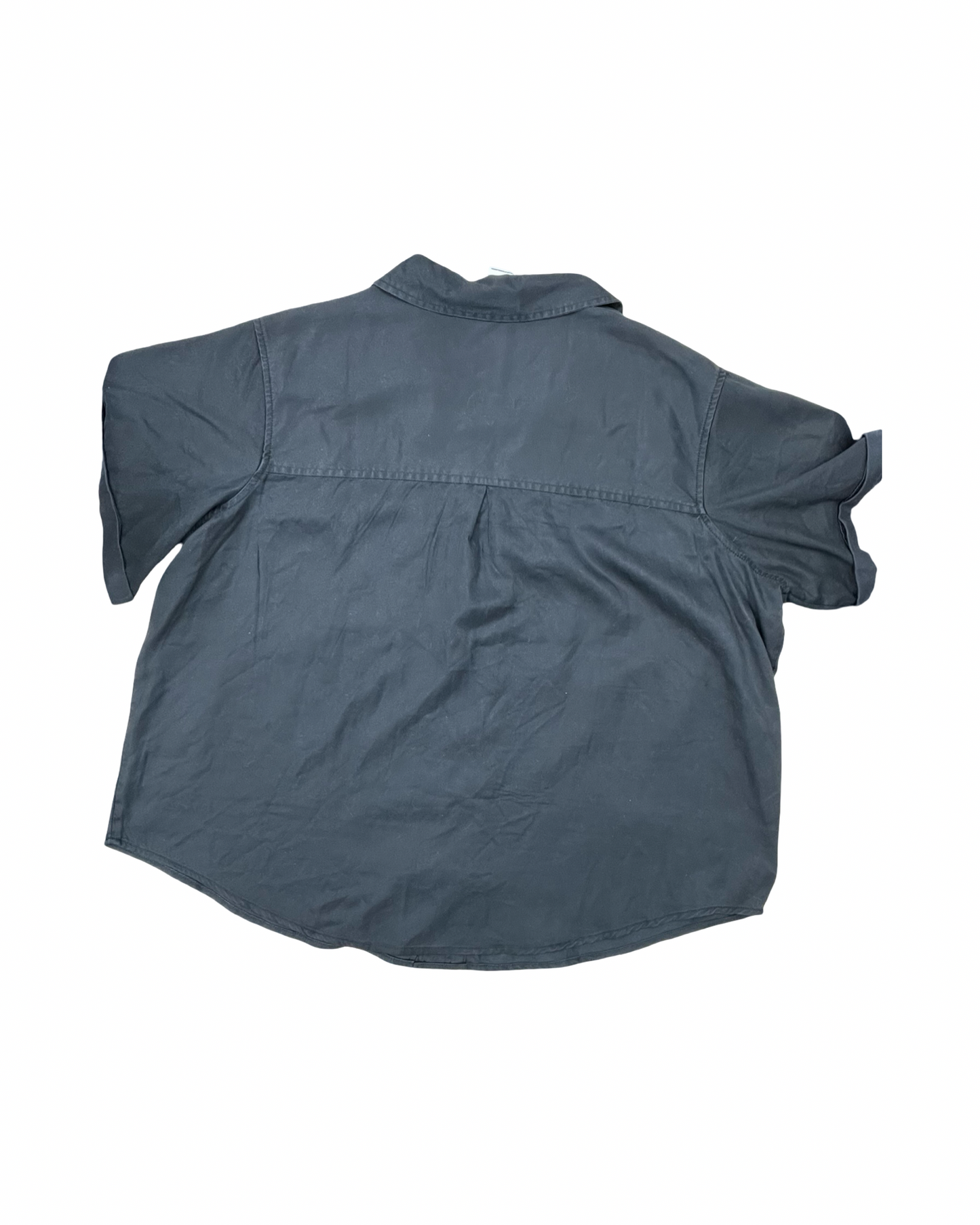 Blouse Ss By Members Mark In Black, Size:1X