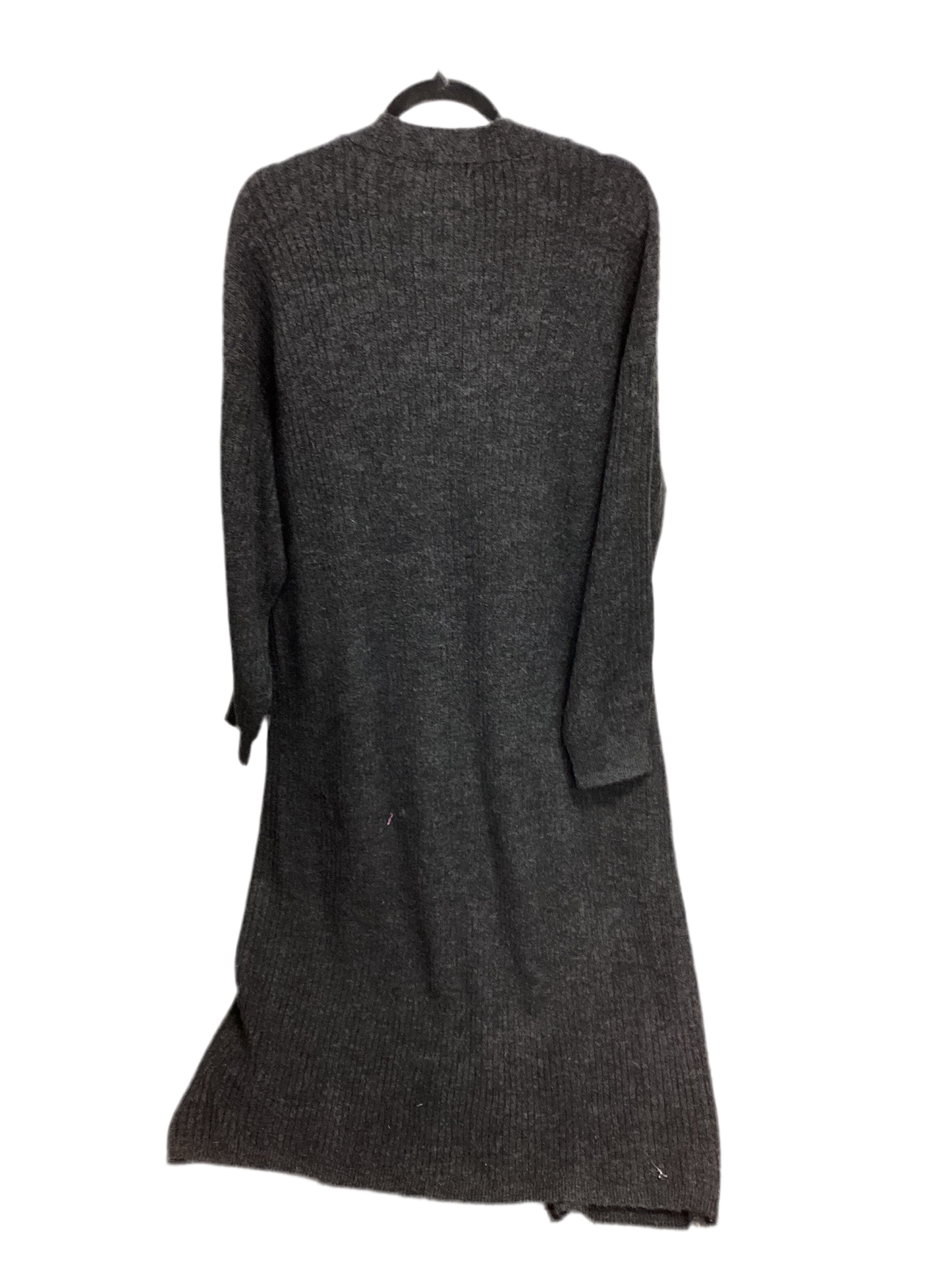Sweater Cardigan By H&M In Grey, Size:L