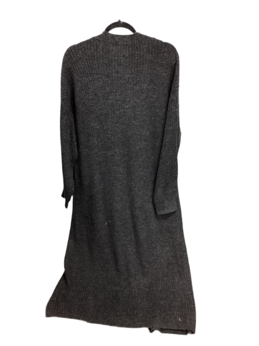 Sweater Cardigan By H&M In Grey, Size:L