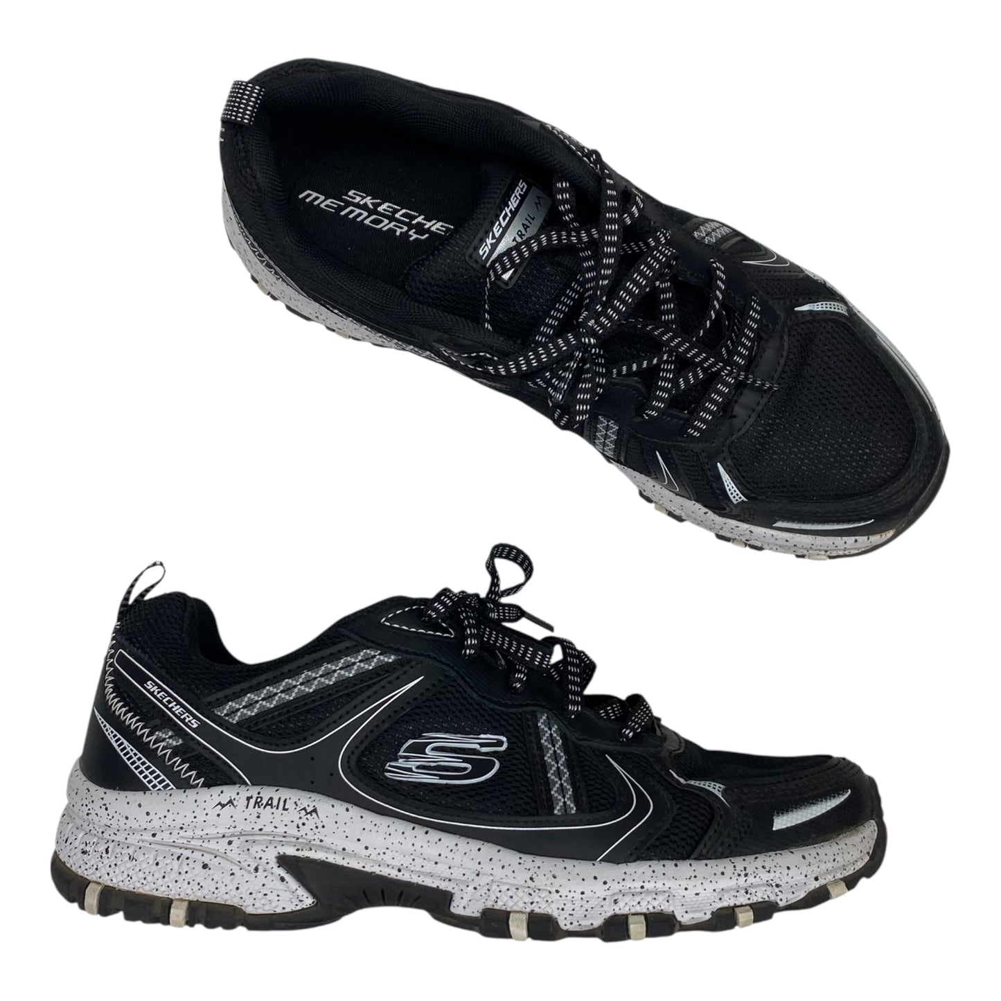 Shoes Athletic By Skechers In Black, Size:7.5