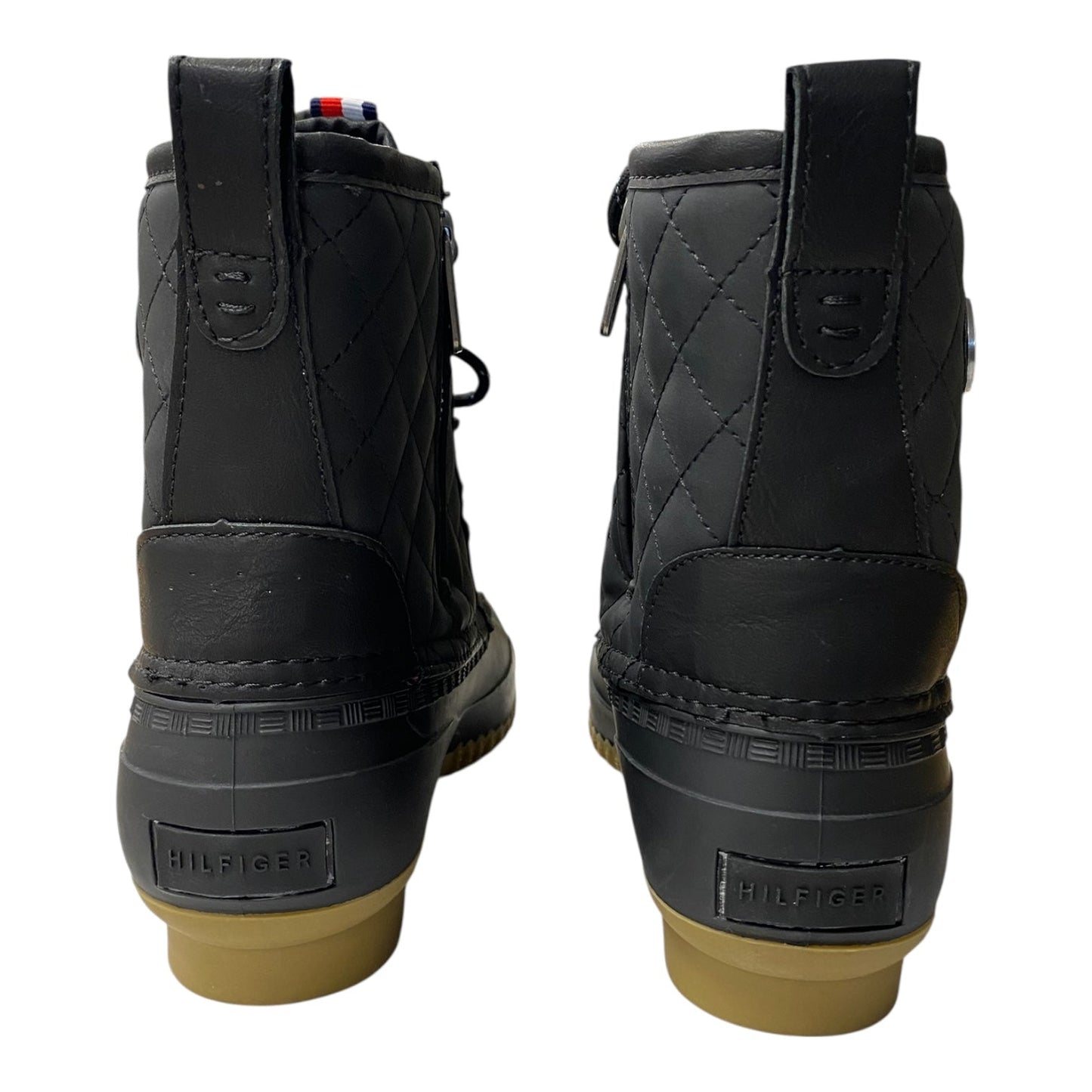 Boots Rain By Tommy Hilfiger In Black, Size:9