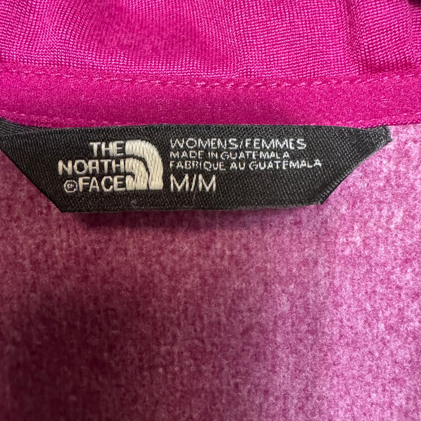 Athletic Jacket By The North Face In Grey & Pink, Size: M