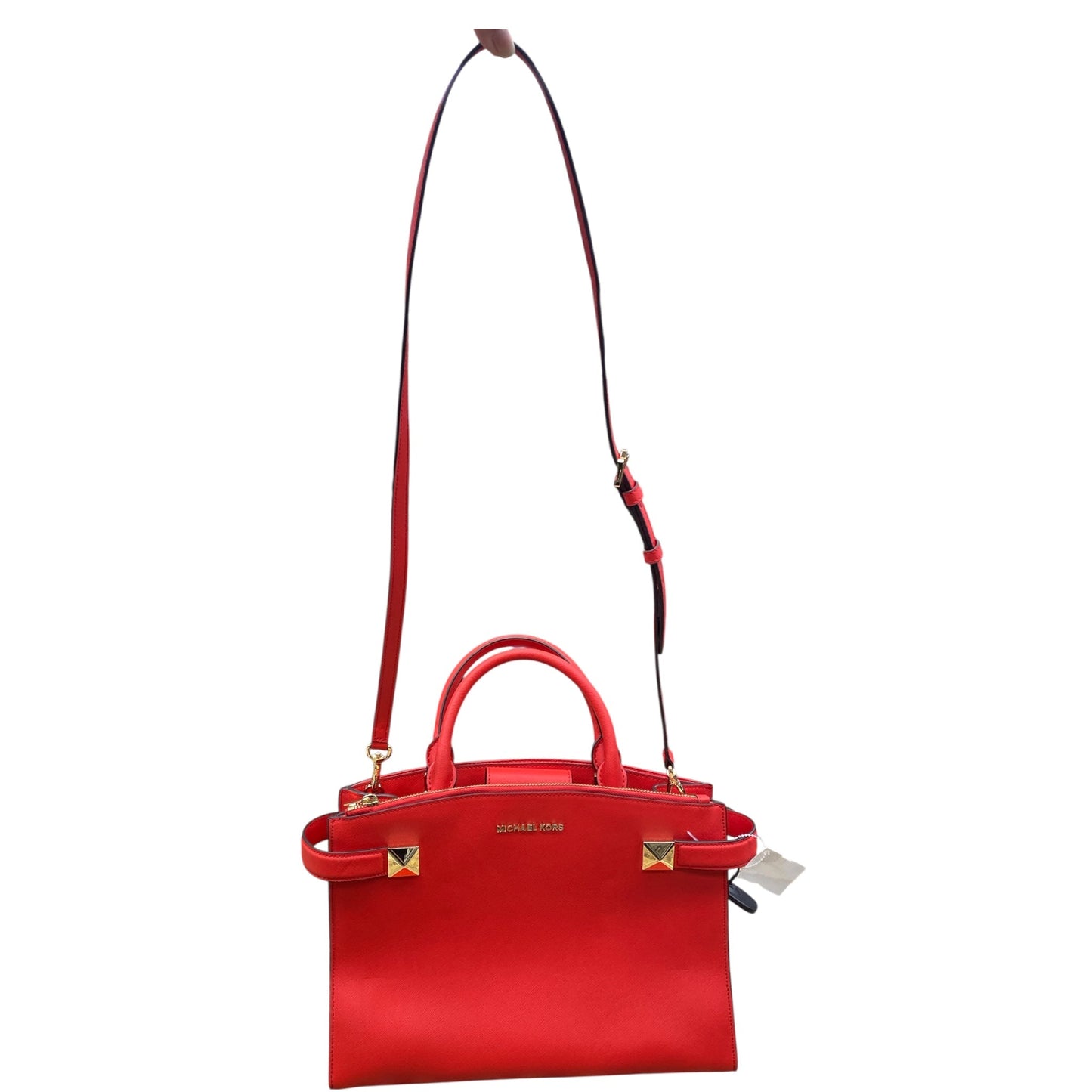 Handbag Designer By Michael Kors In Red, Size:Large