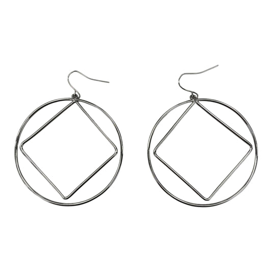 EARRINGS HOOP by    CLOTHES MENTOR In SILVER