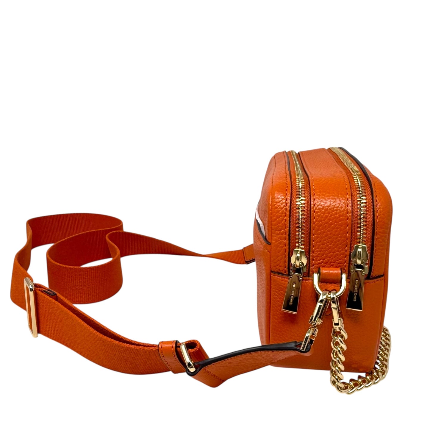 Bryant Medium Double Zip Chain Camera Crossbody Bag Designer By Michael Kors, Size: Medium