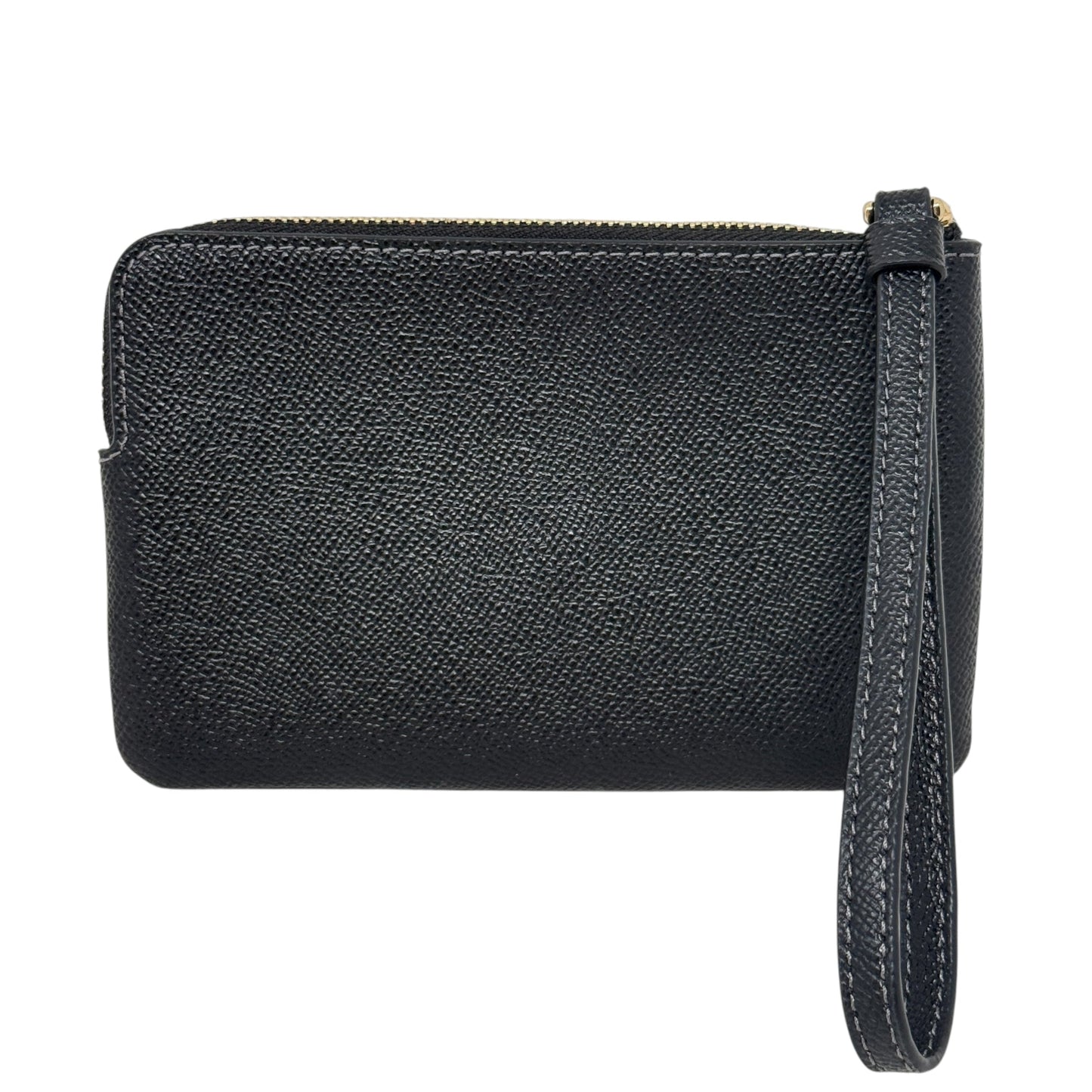 Corner Zip Wristlet Designer By Coach, Size: Large