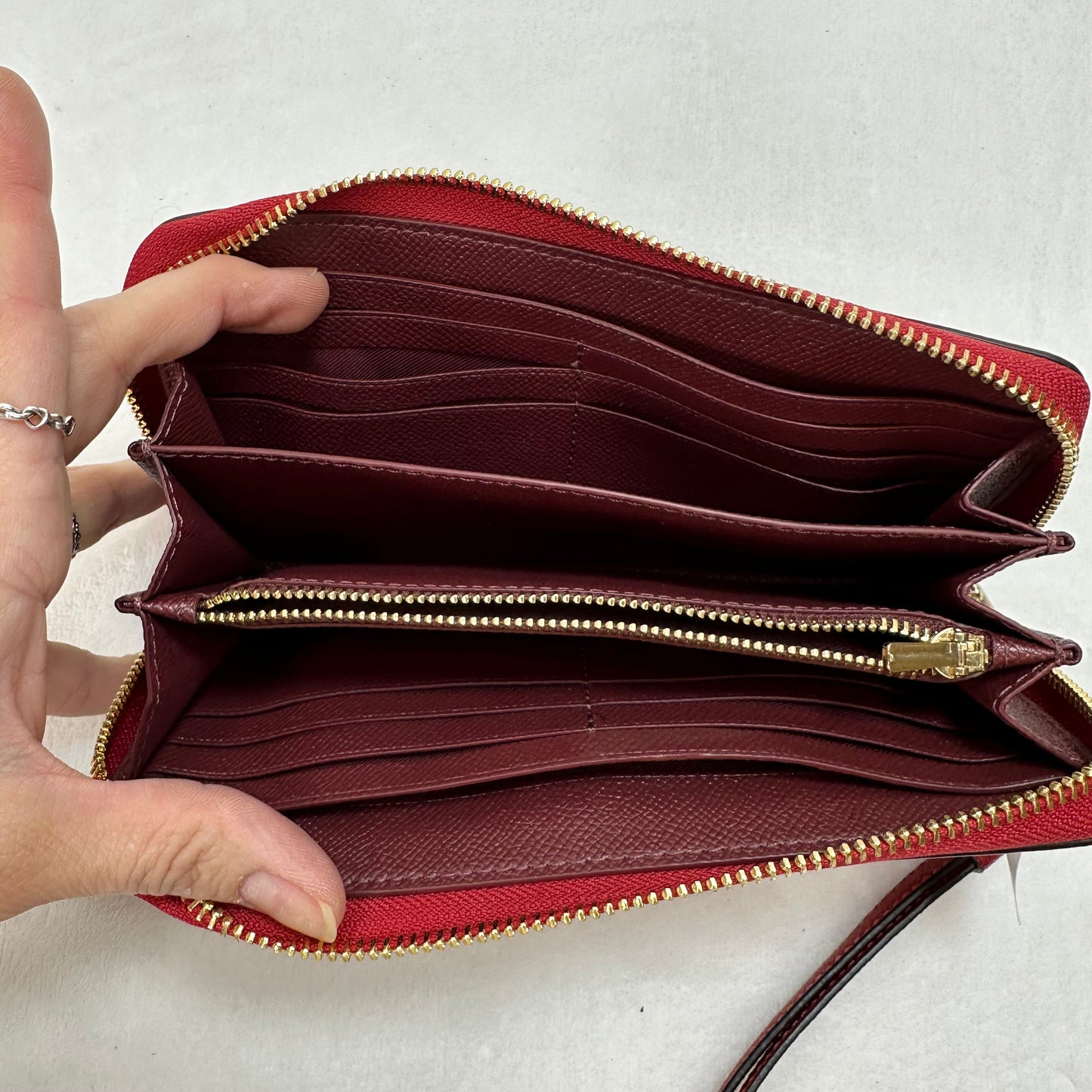 Wristlet Designer By Coach, Size: Large