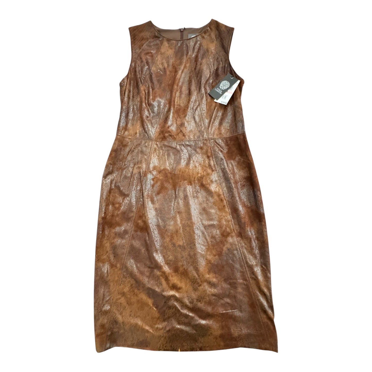 Dress Casual Midi By Vince Camuto In Brown, Size:10