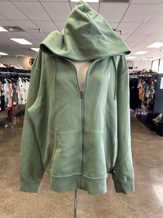 Athletic Jacket By Ralph Lauren In Green, Size:Xl
