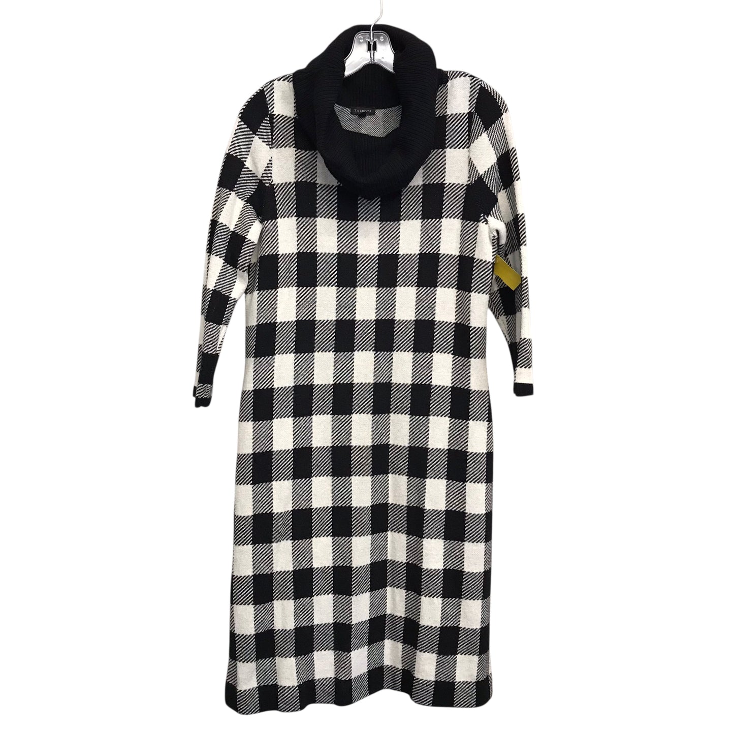 Dress Sweater By Talbots In Checkered Pattern, Size:M