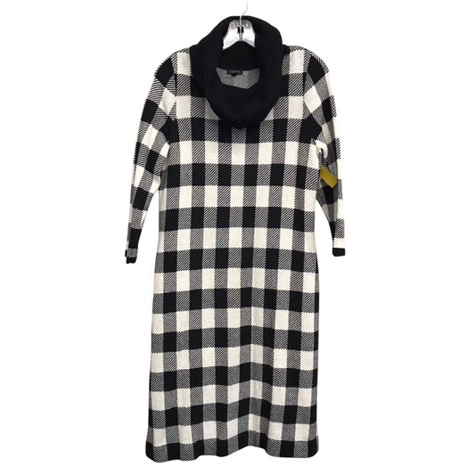 Dress Sweater By Talbots In Checkered Pattern, Size:M