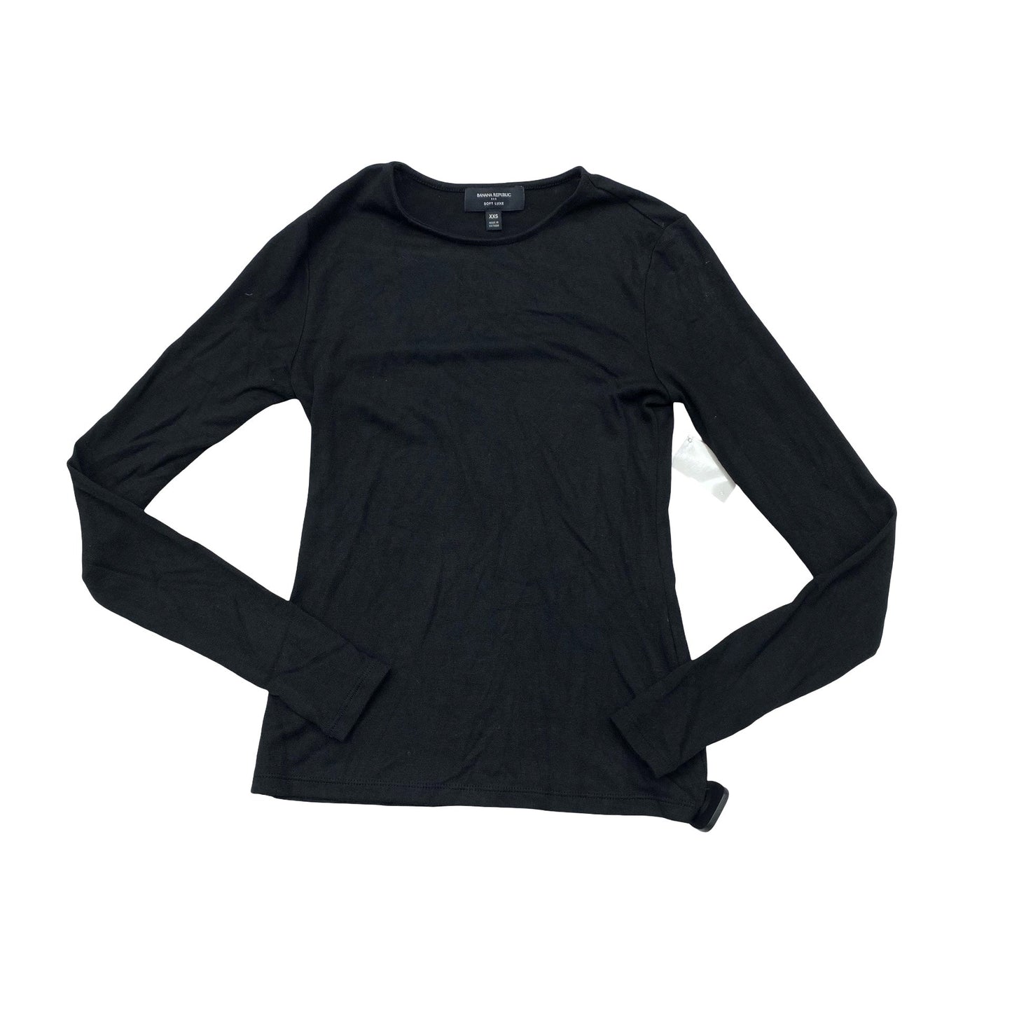 Top Ls Basic By Banana Republic In Black, Size:Xxs
