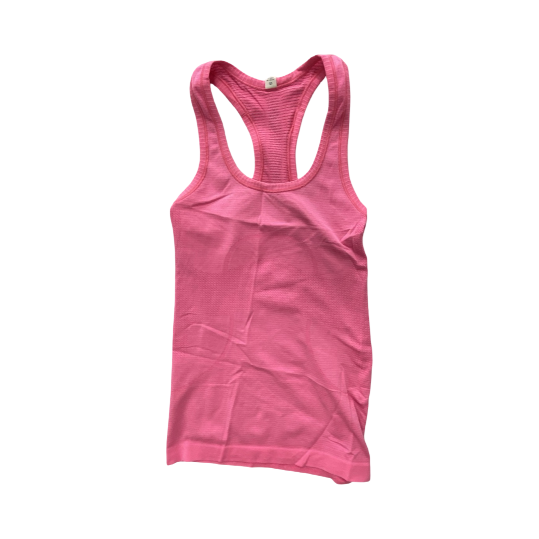 Athletic Tank Top By Lululemon In Pink, Size:2
