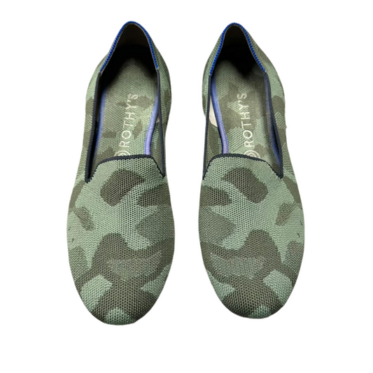 Shoes Flats By Rothys In Camouflage Print, Size: 10.5