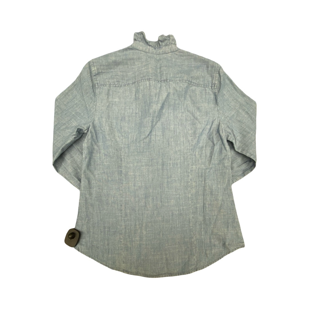 Top Ls By J. Crew In Blue, Size:Sp