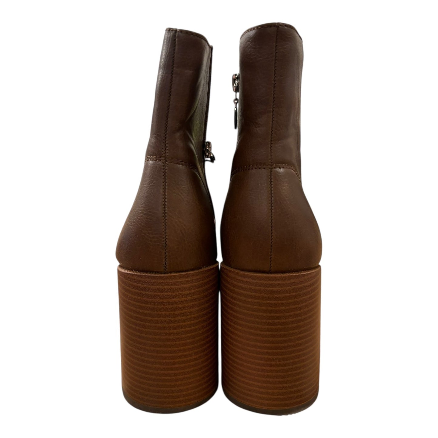 Boots Ankle Heels By Dirty Laundry In Brown, Size:10