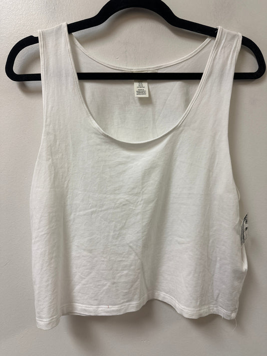 Tank Top By H&M In White, Size:Xl