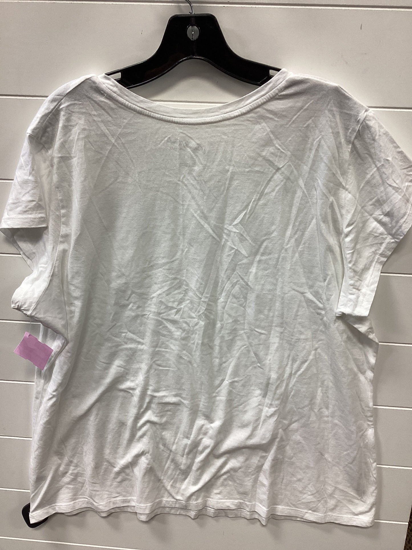 Top Ss Basic By Universal Thread In White, Size:2X