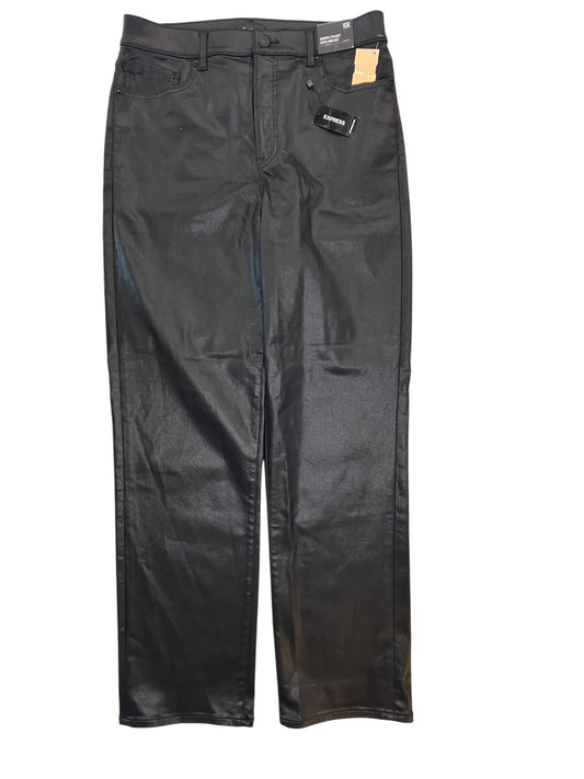 Jeans Straight By Express In Black, Size:10