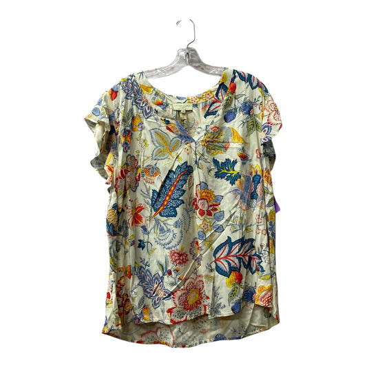 Top Ss By Cynthia Rowley In Cream, Size:2X