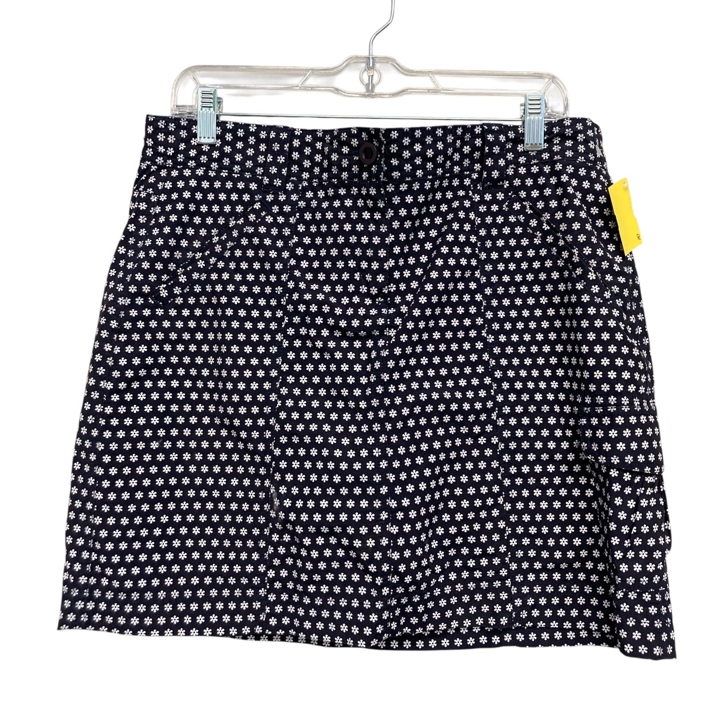 Skort By Lands End In Blue & White, Size:10