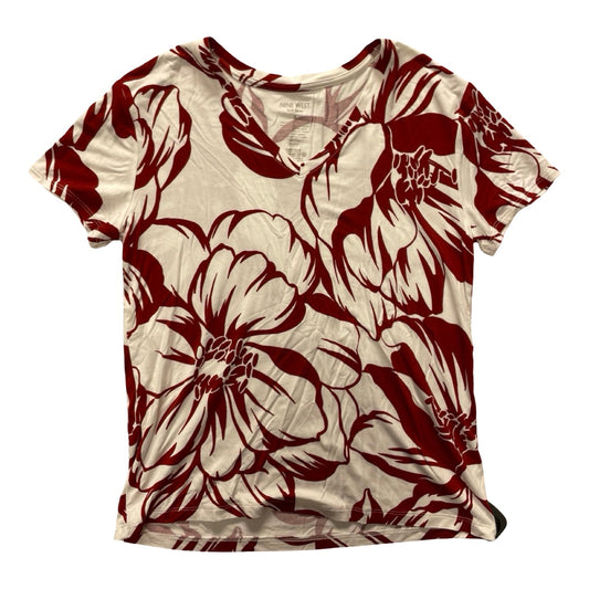 Top Ss By Nine West In Red & White, Size:S