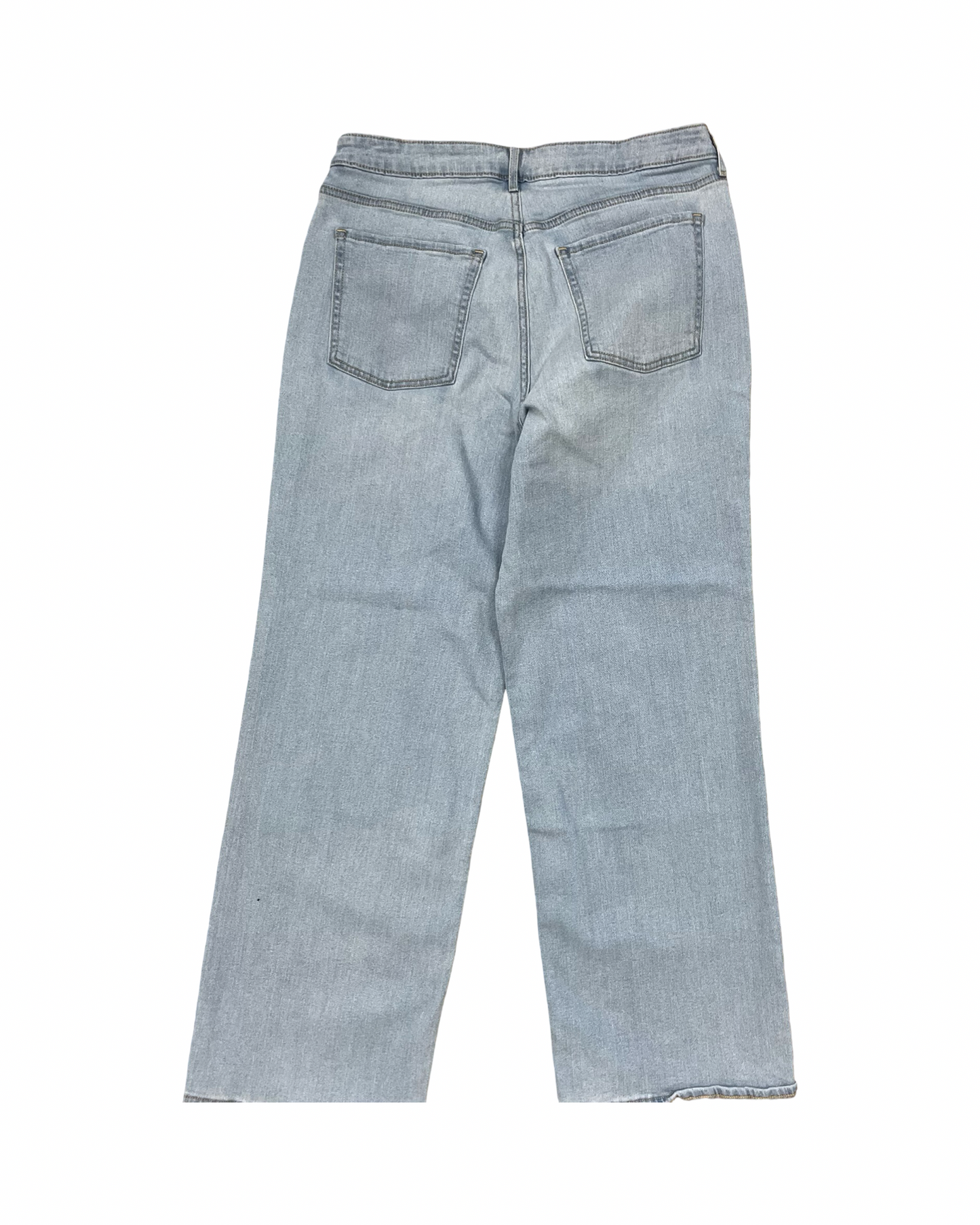 Jeans Wide Leg By Old Navy In Blue Denim, Size:14