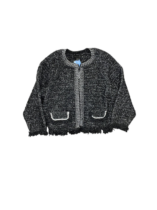 Blazer By Ann Taylor In Black & Grey, Size:M