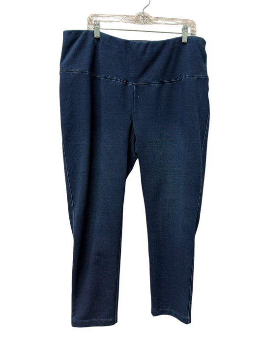 Pants Leggings By Chicos In Navy, Size:16