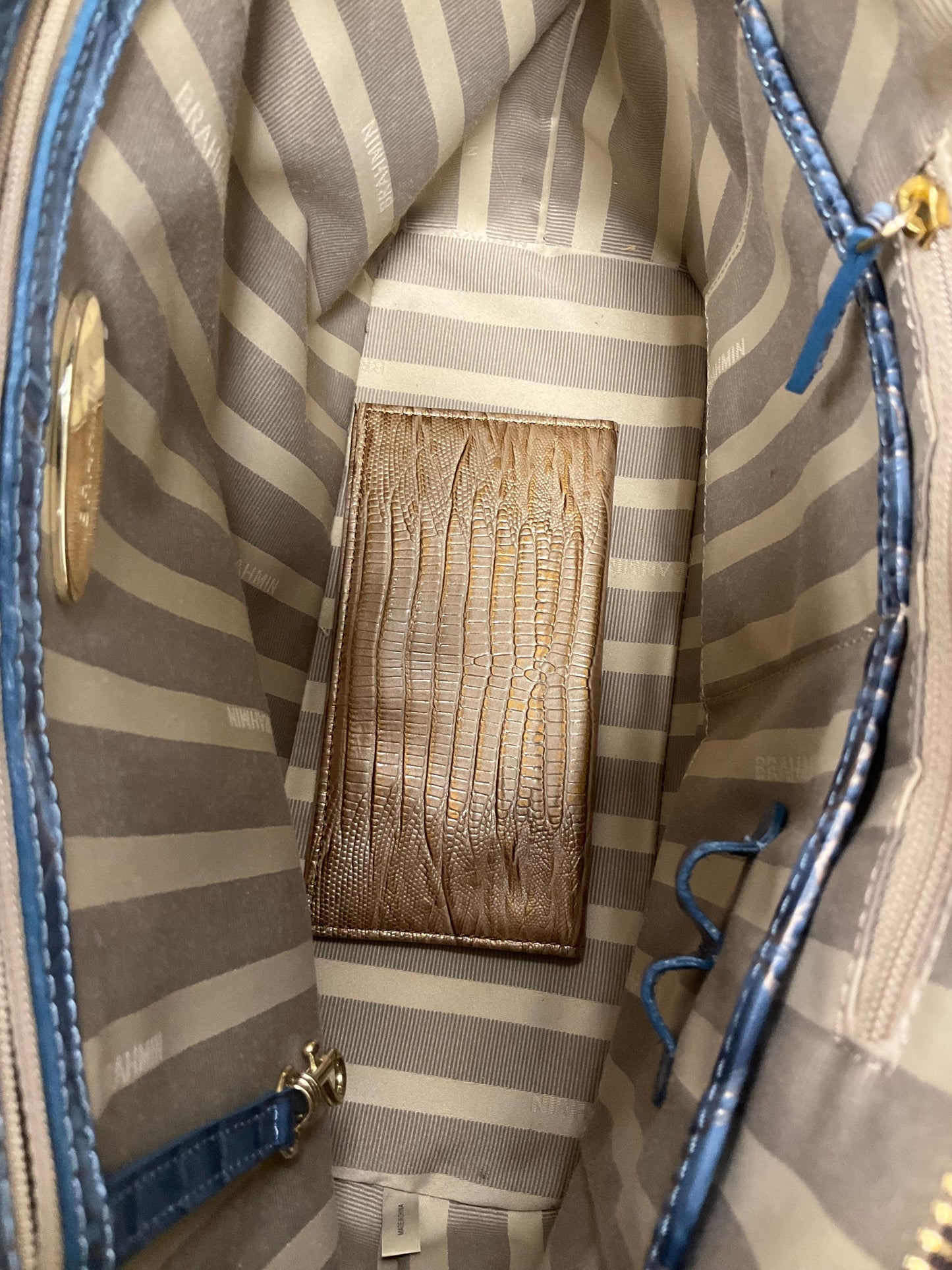 Handbag Designer By Brahmin, Size: Medium