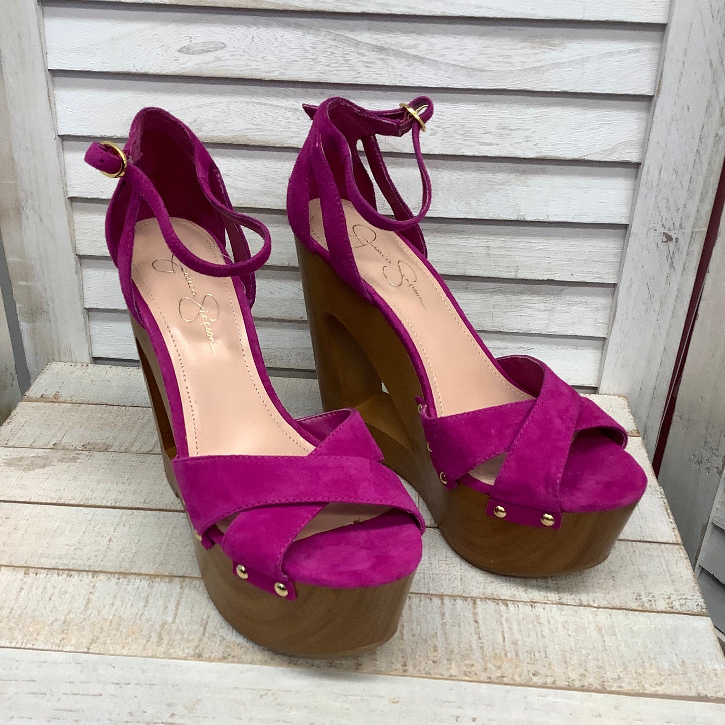 Sandals Heels Block By Jessica Simpson  Size: 8.5