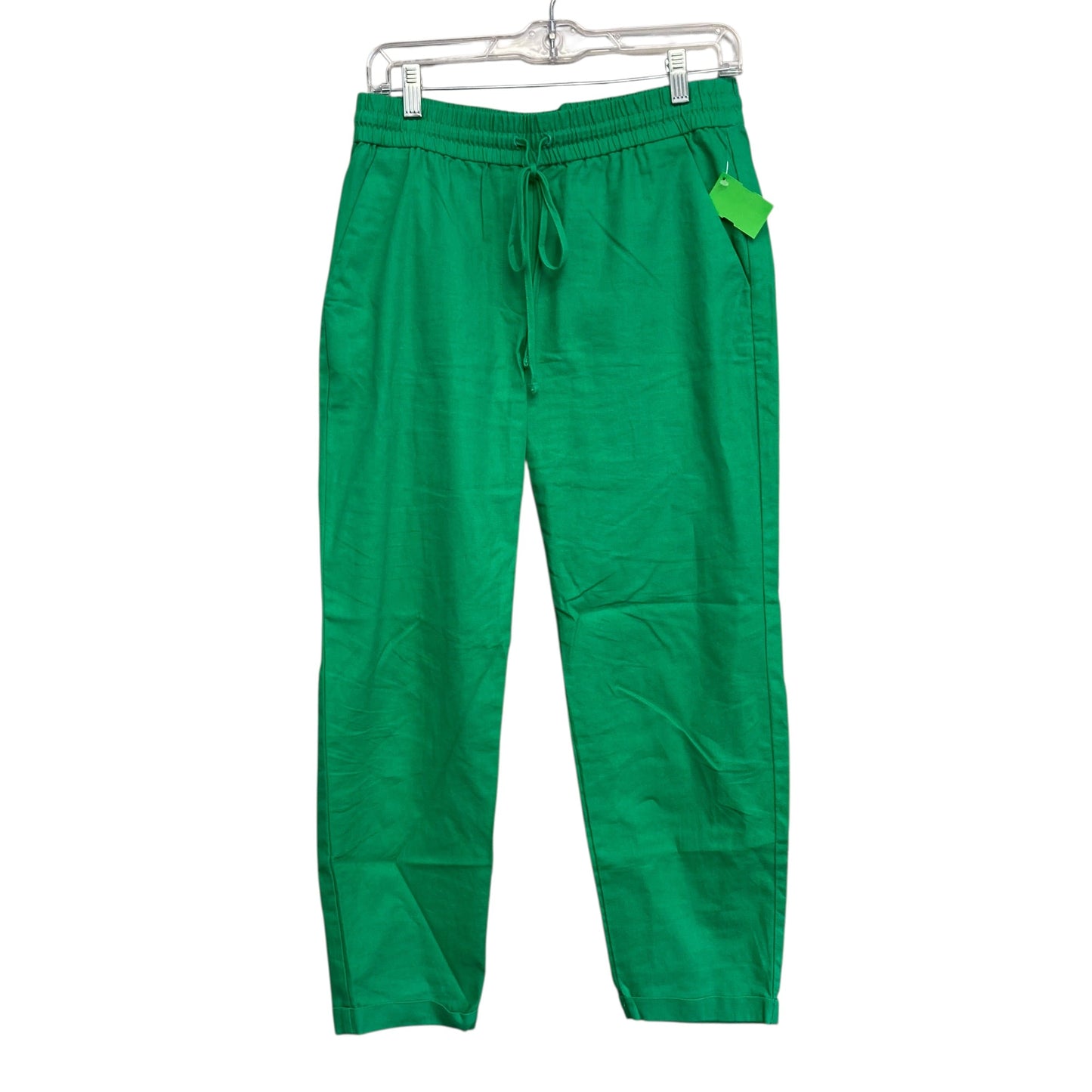 Pants Cropped By J. Crew In Green, Size:4