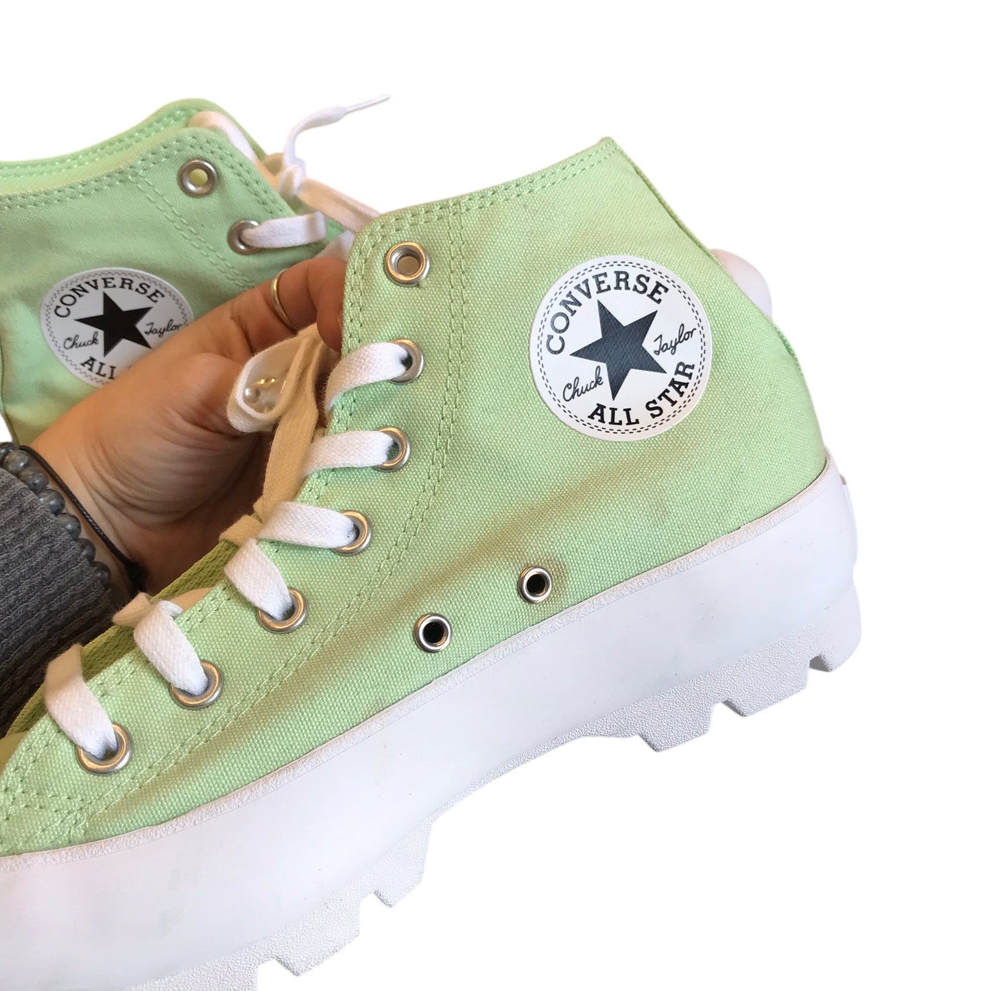Shoes Athletic By Converse In Green, Size:8