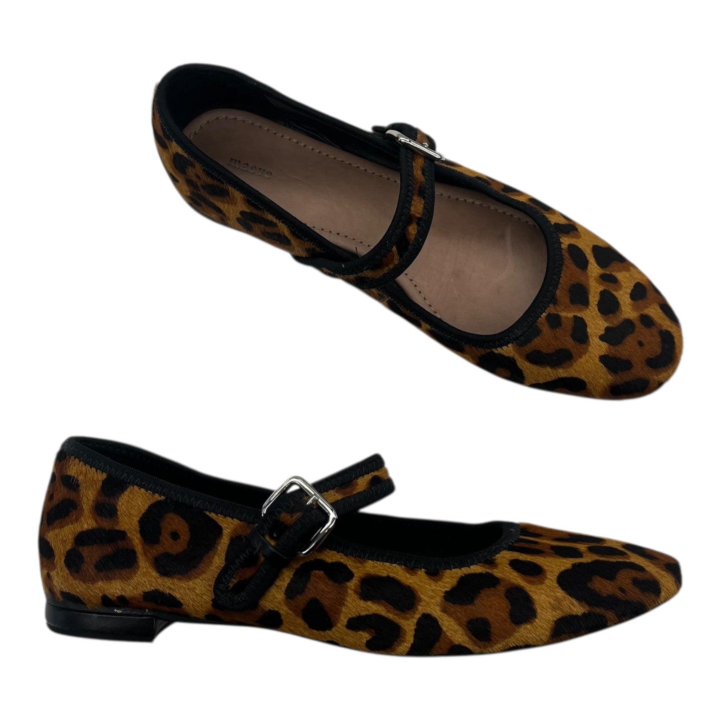 Shoes Flats By Maeve In Leopard Print, Size:7.5