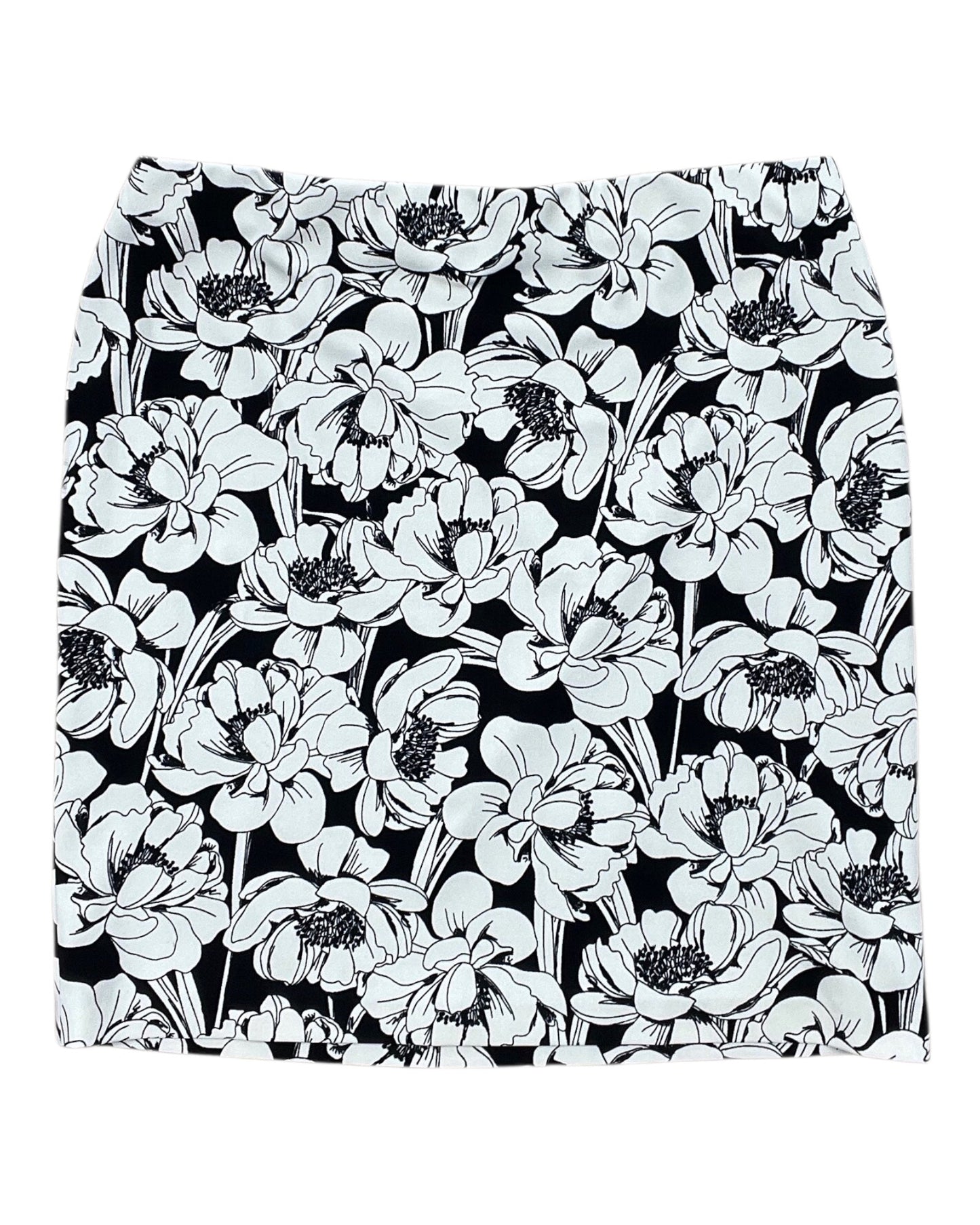 Skirt Midi By Jones Studio In Black & White, Size:Xl