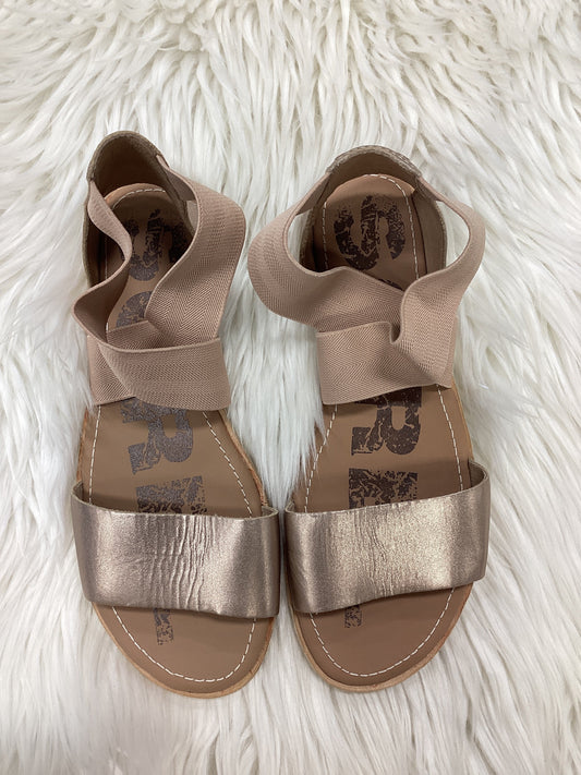 Sandals Flats By Sorel In Rose Gold, Size:7