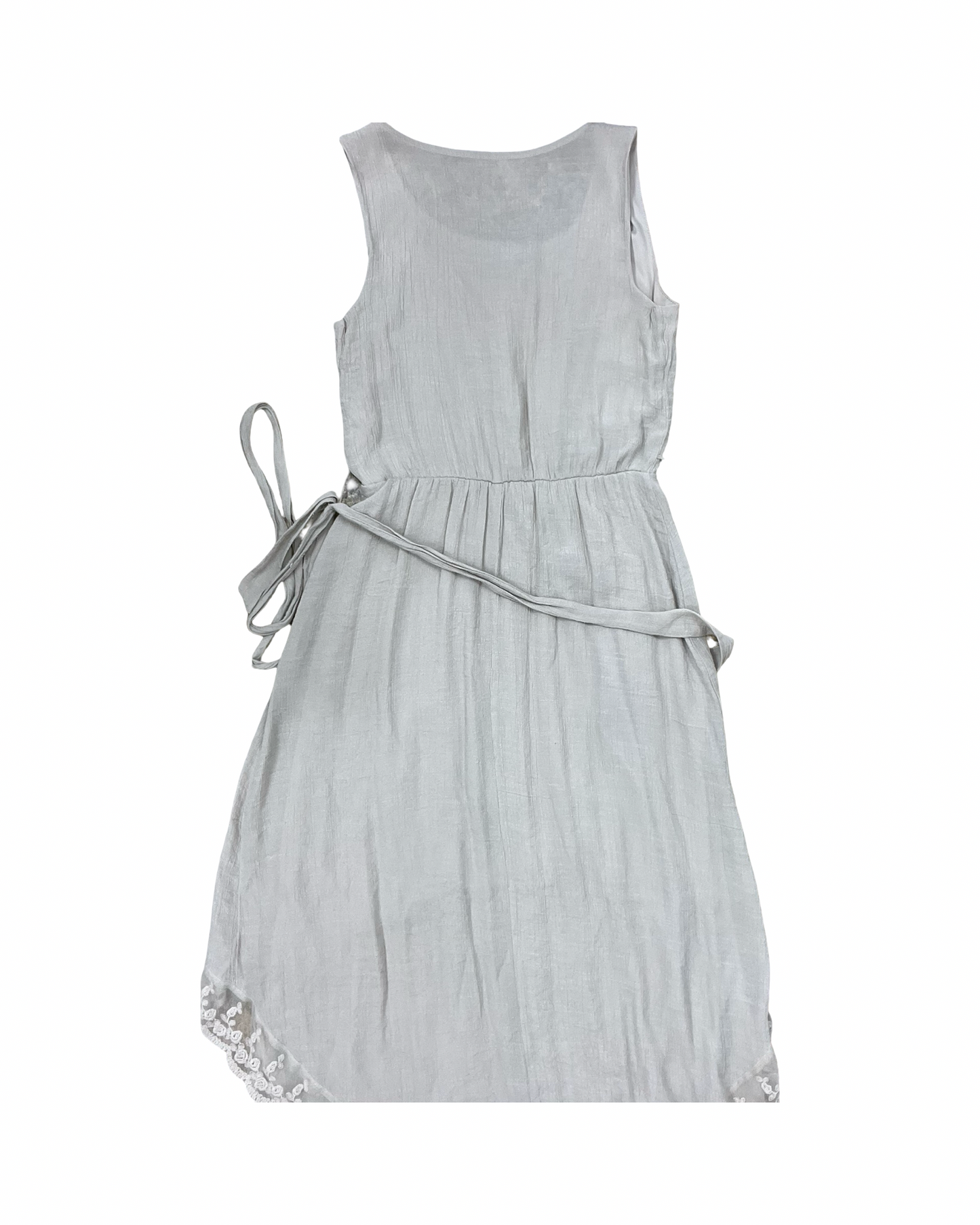 Dress Casual Midi By Agb In Beige, Size:S